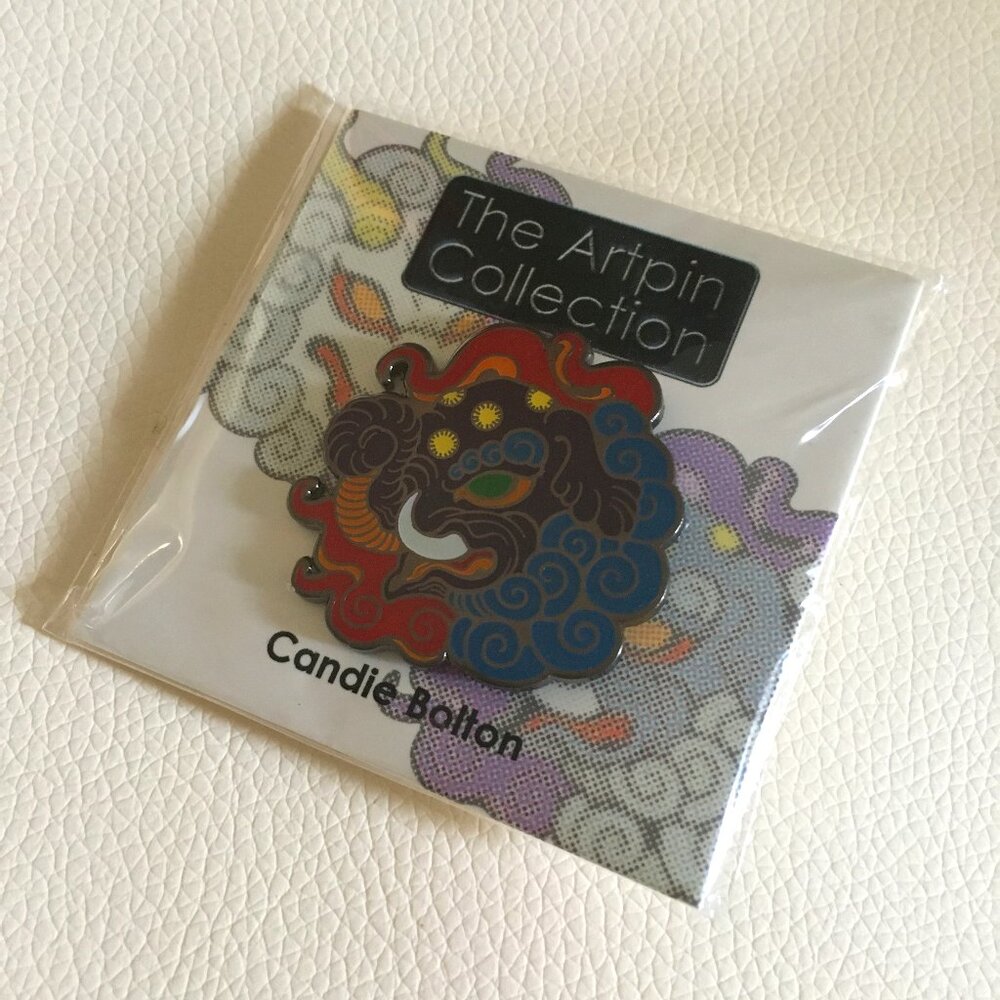 NWT Baku Yokai Limited Enamel Pin Magical